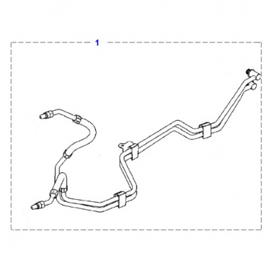 USED TRANSMISSION OIL COOLER LINE/PIPE SET  C2P18368